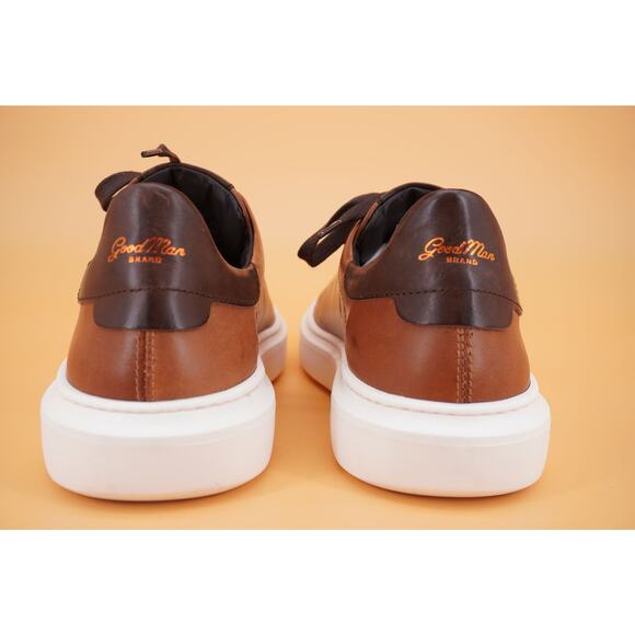 Good Man Brown Legend London Low Top Sneakers Size 9 New $275 White Sole Lace - Picture 11 of 12